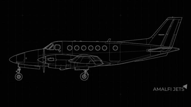 King Air E90 technical schematic