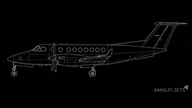 King Air 350i technical schematic