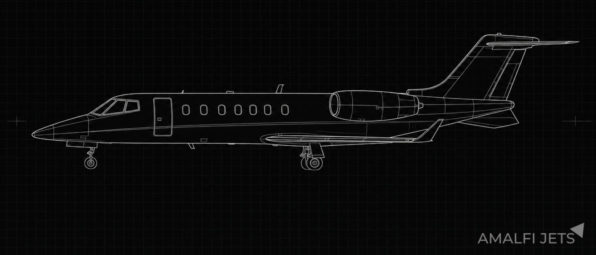 Learjet 31A technical schematic