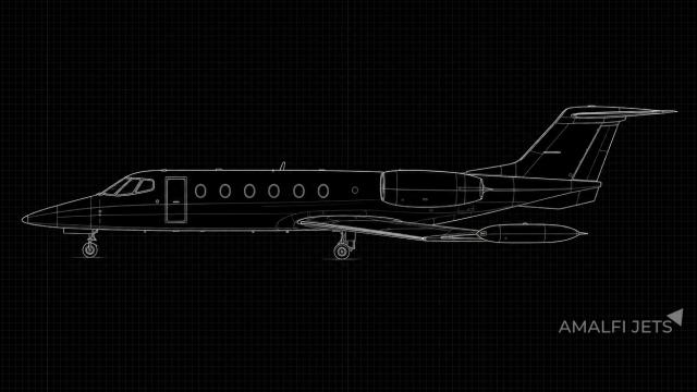 Learjet 35A technical schematic