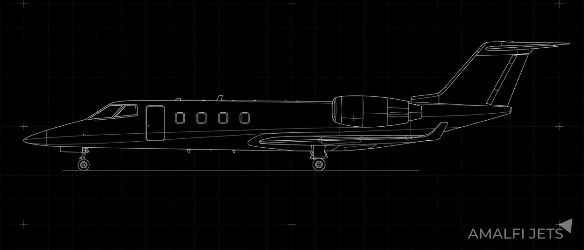 Learjet 55 technical schematic