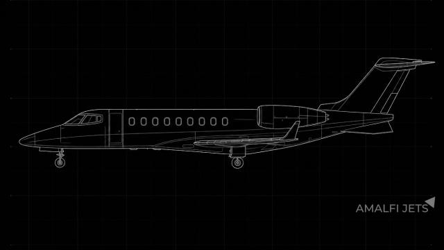 Learjet 45XR technical schematic