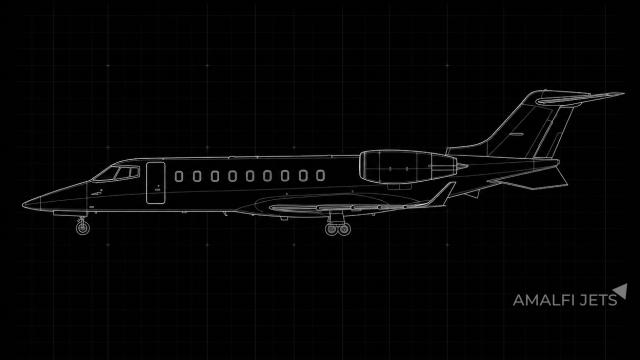 Learjet 60XR technical schematic