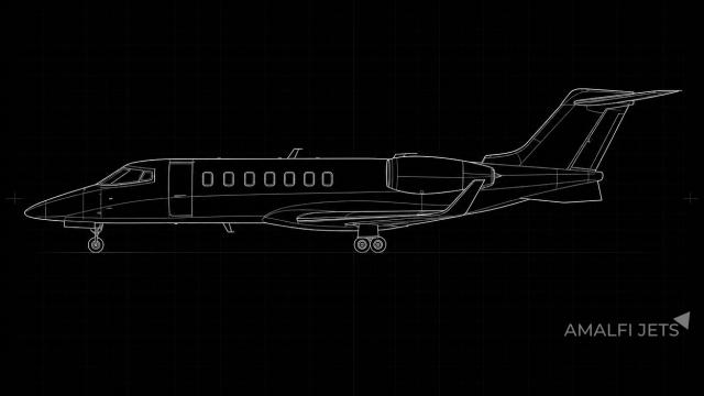 Learjet 40XR technical schematic