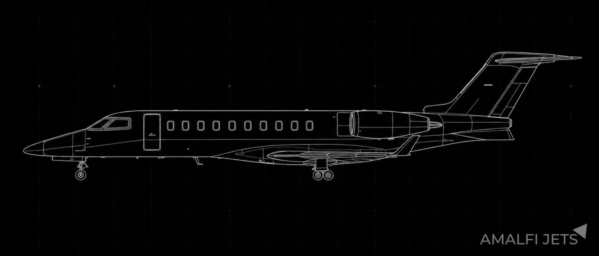 Learjet 75 LIBERTY technical schematic
