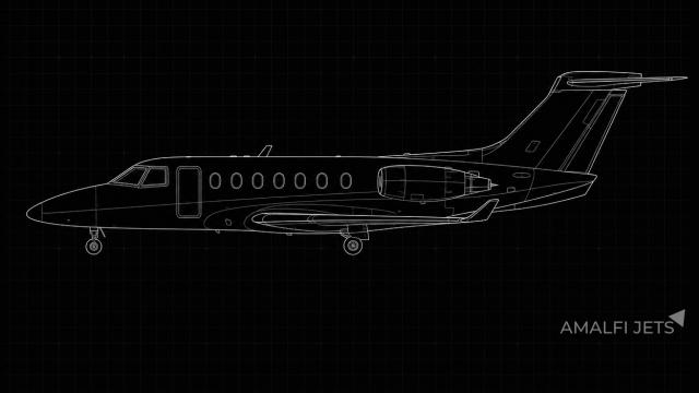 Nextant 400XTi technical schematic