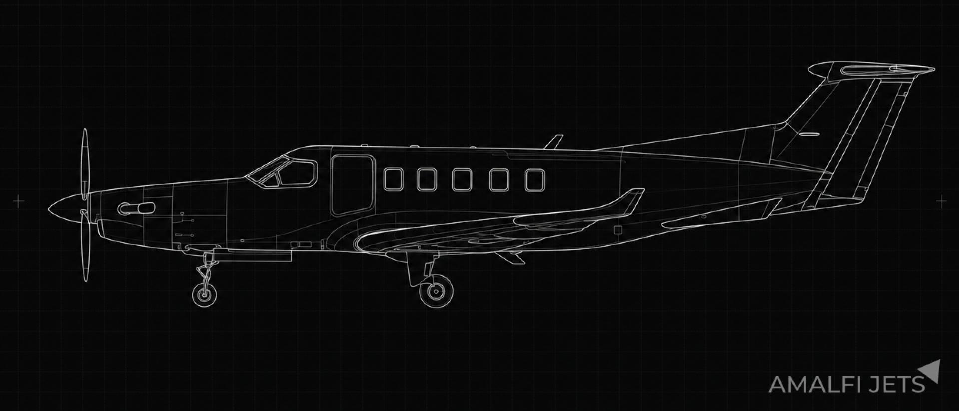 Pilatus PC-12 NGX technical schematic