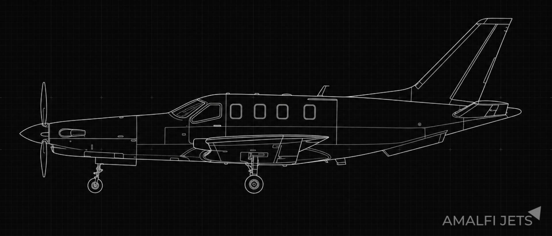 Socata TBM-850 technical schematic