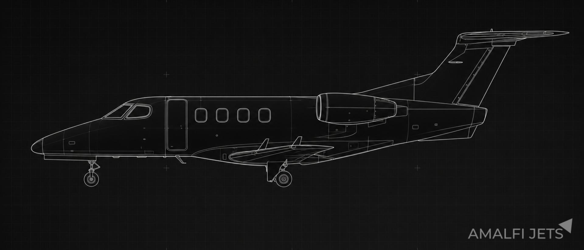 Embraer PHENOM 100EV technical schematic