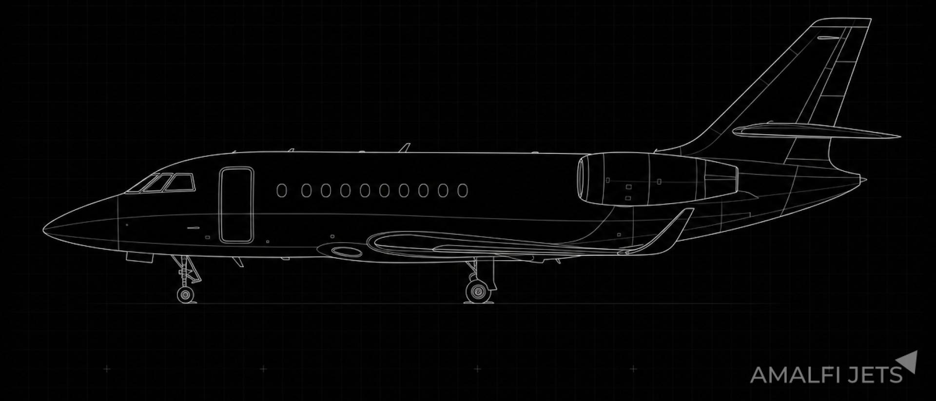 Falcon 2000S technical schematic