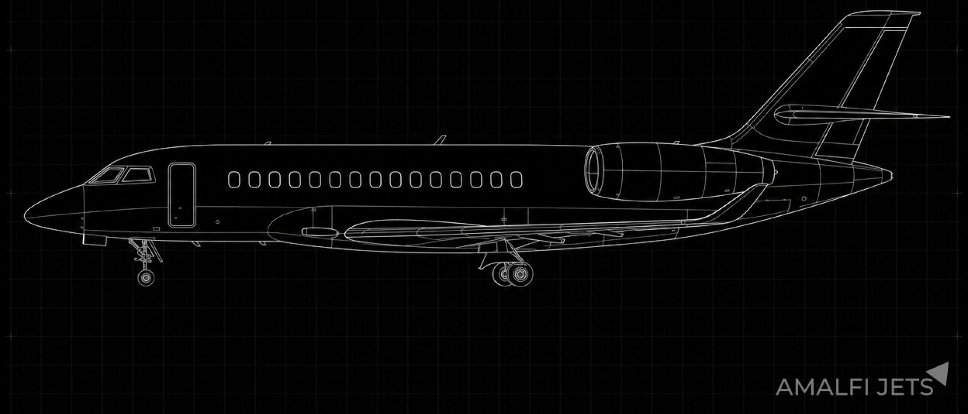 Falcon 6X technical schematic