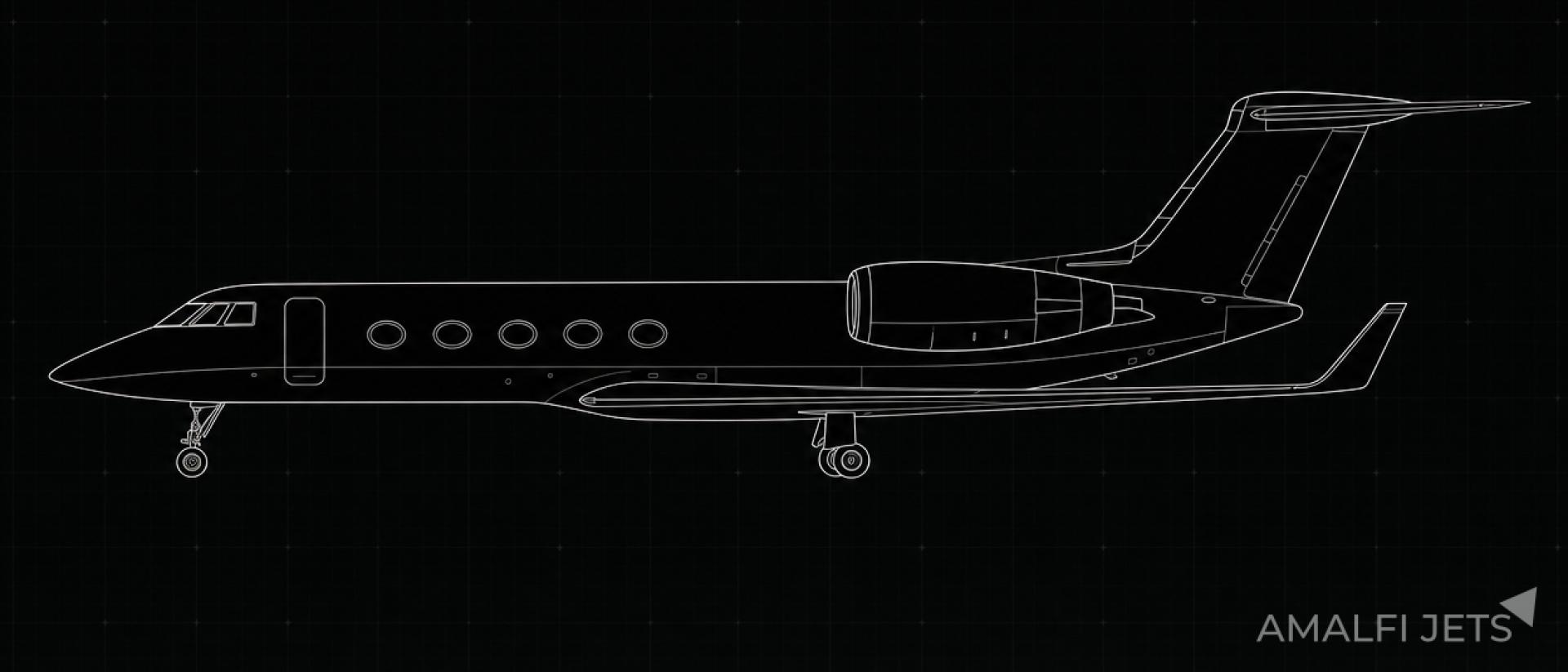 Gulfstream G-III technical schematic