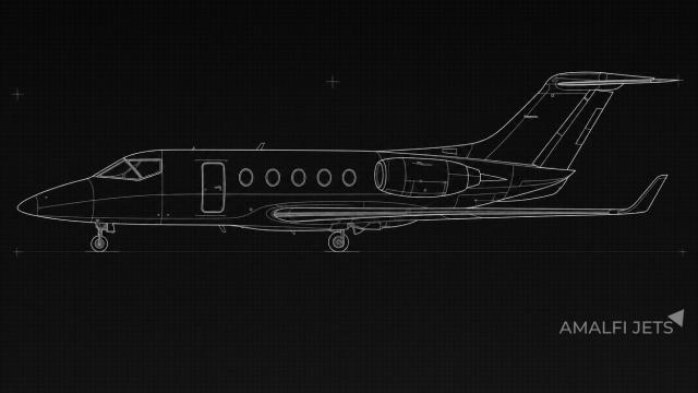 Hawker 400XPR technical schematic