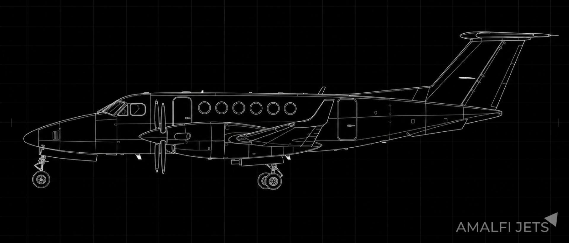 King Air 260 technical schematic