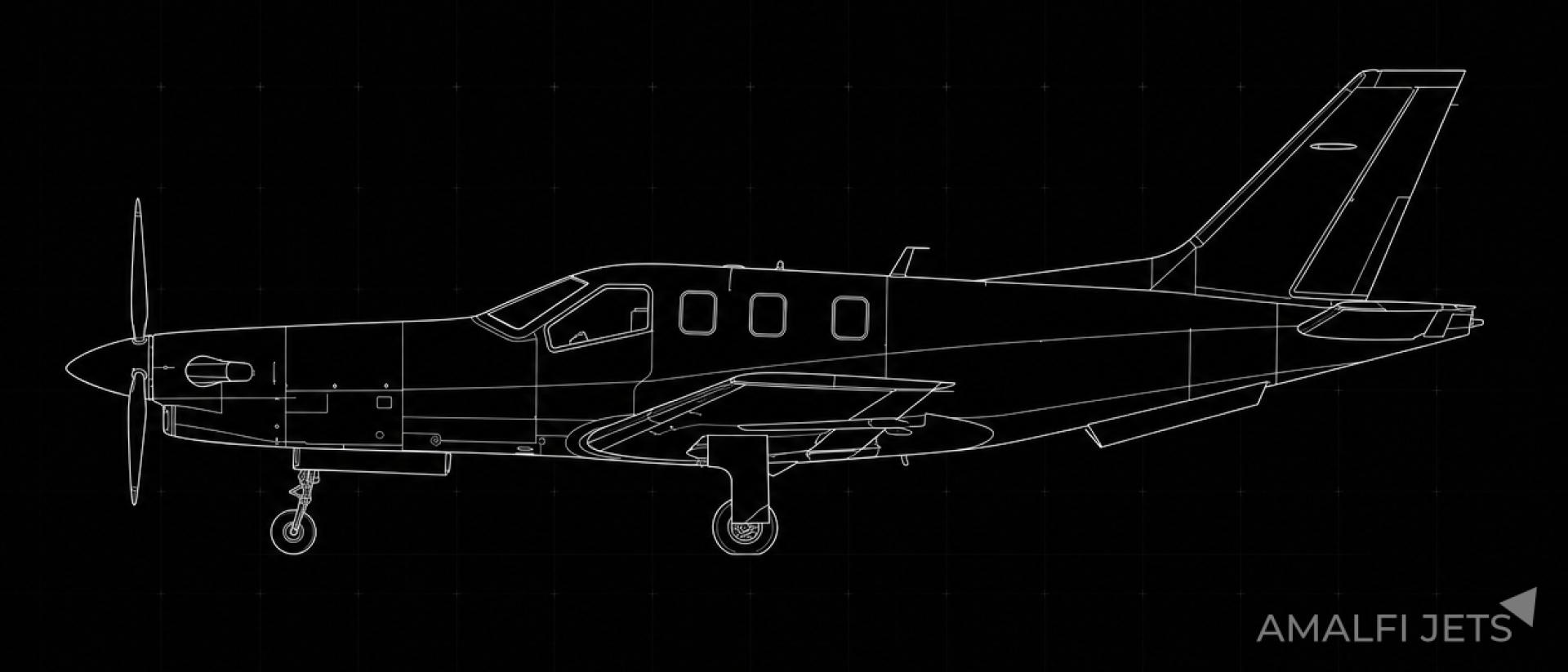 Socata TBM-700C2 technical schematic