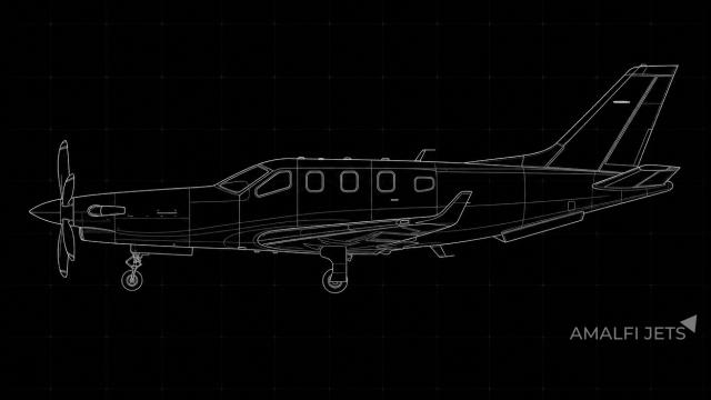 Socata TBM-900 technical schematic
