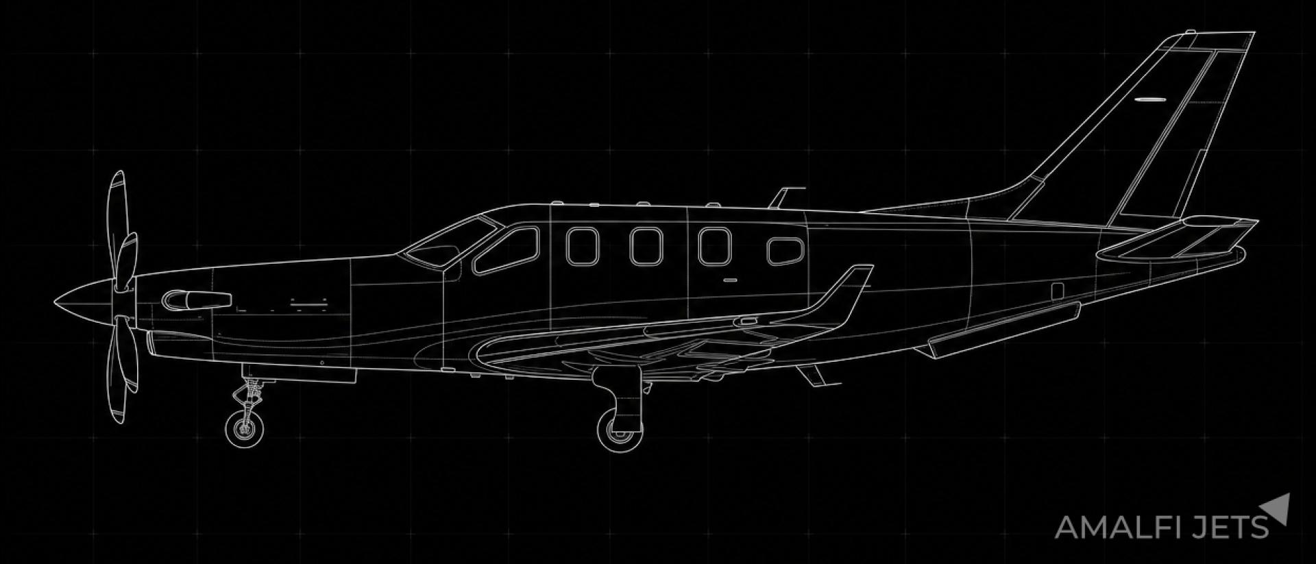 Socata TBM-900 technical schematic