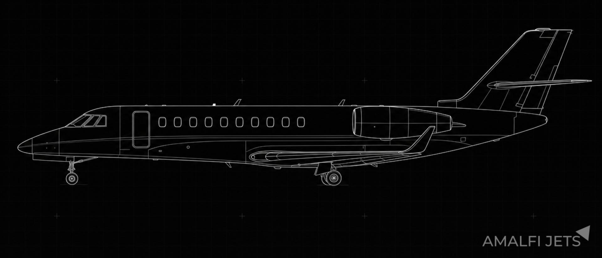 Citation SOVEREIGN+ technical schematic