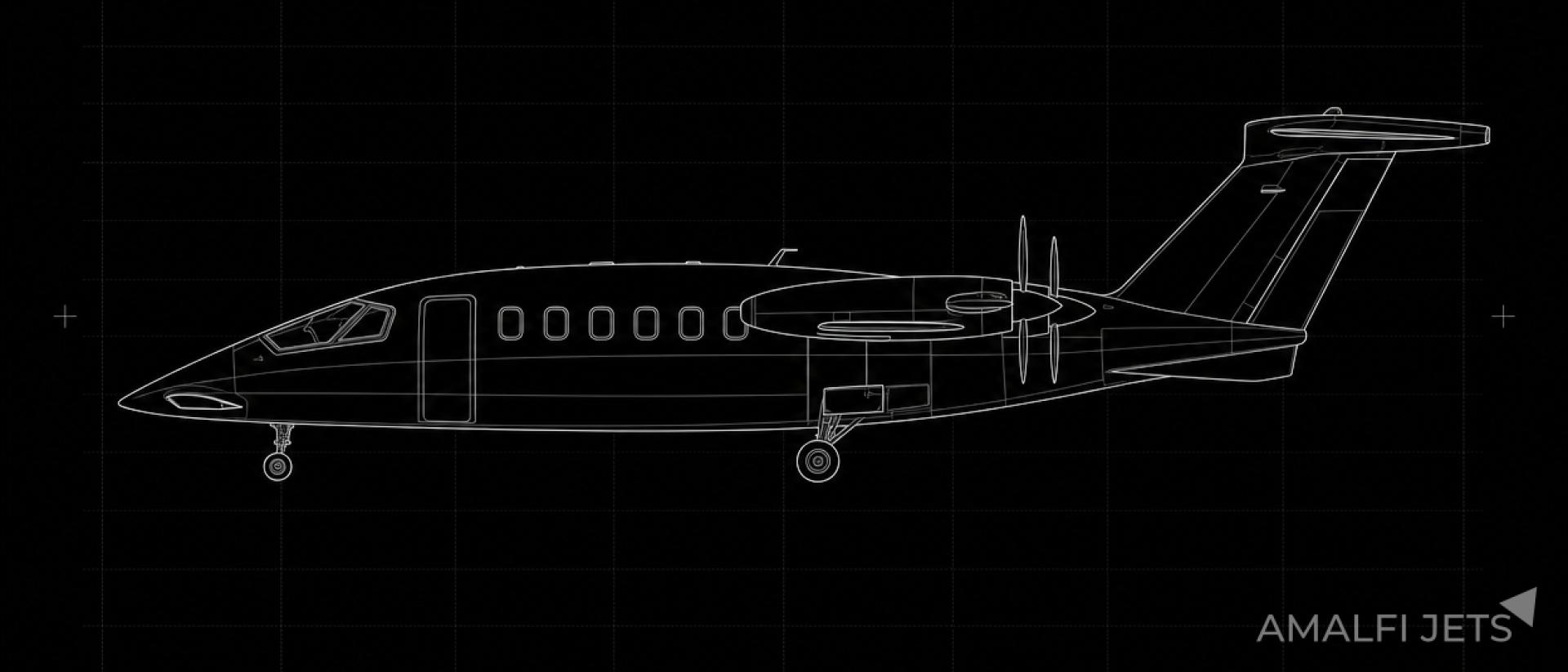Avanti P180 technical schematic