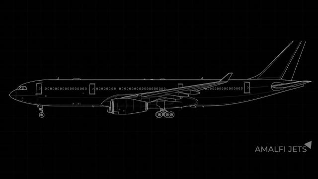 Airbus ACJ330 technical schematic