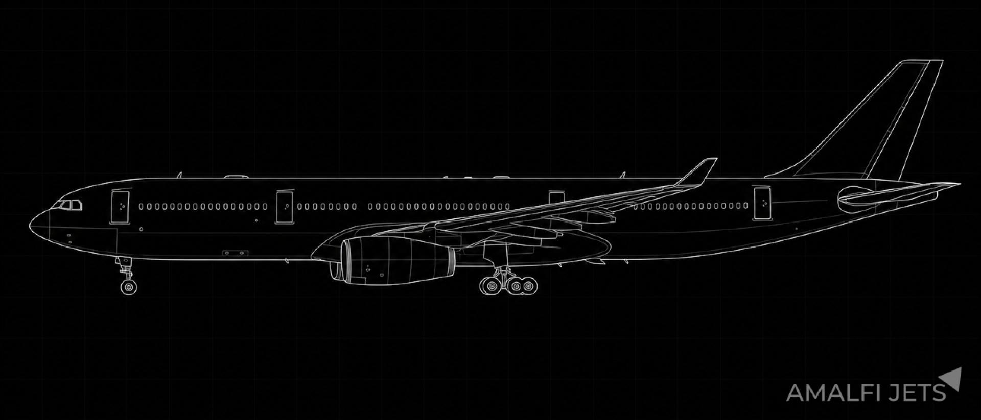Airbus ACJ330 technical schematic