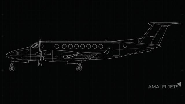 King Air 350C technical schematic