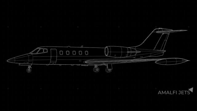Learjet 25B technical schematic