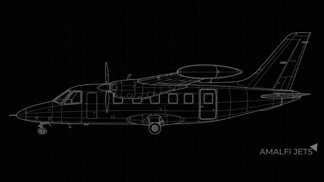Mitsubishi MU-2J technical schematic