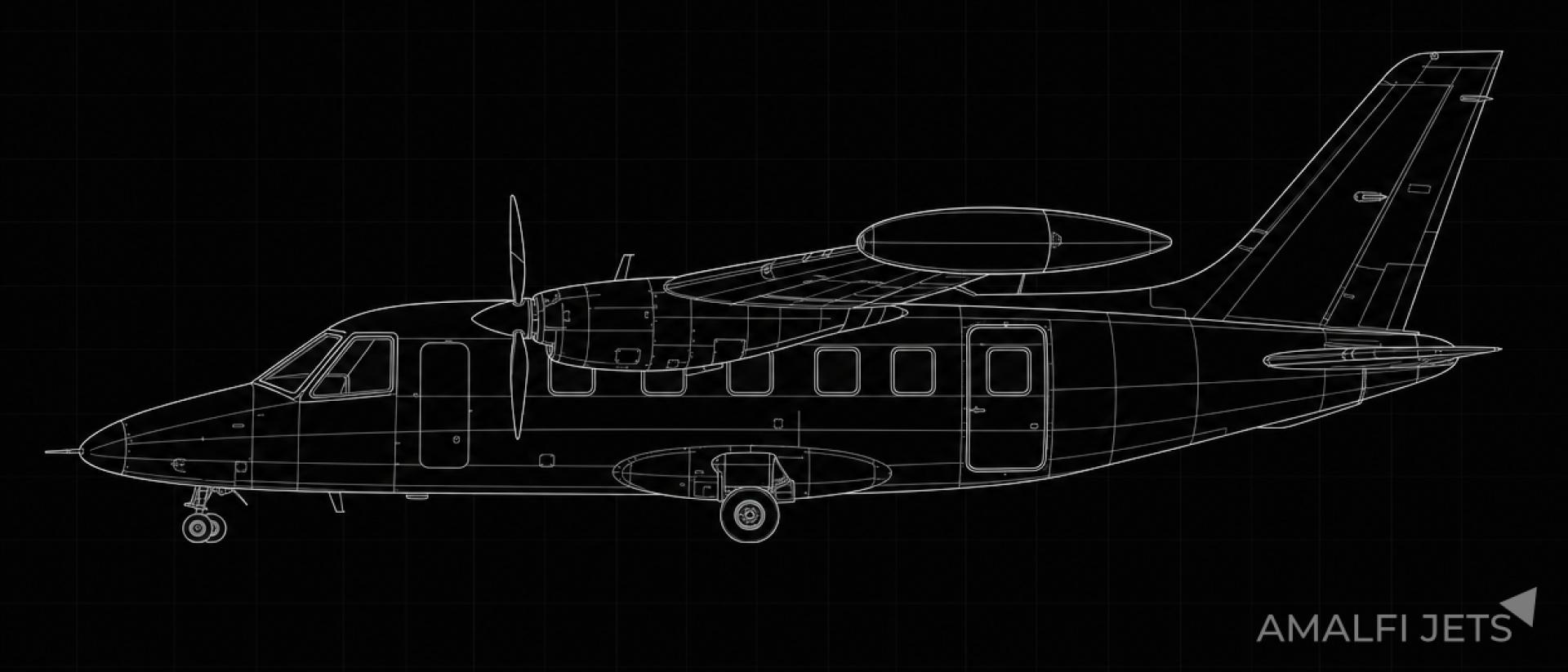 Mitsubishi MU-2J technical schematic