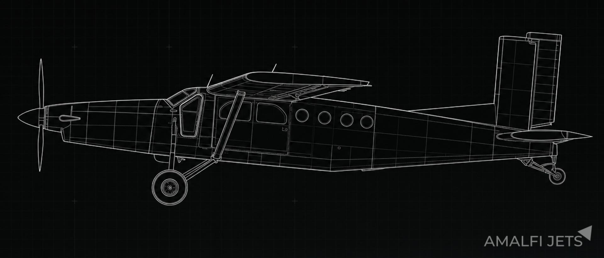 Pilatus PC-6/B2-H4 technical schematic