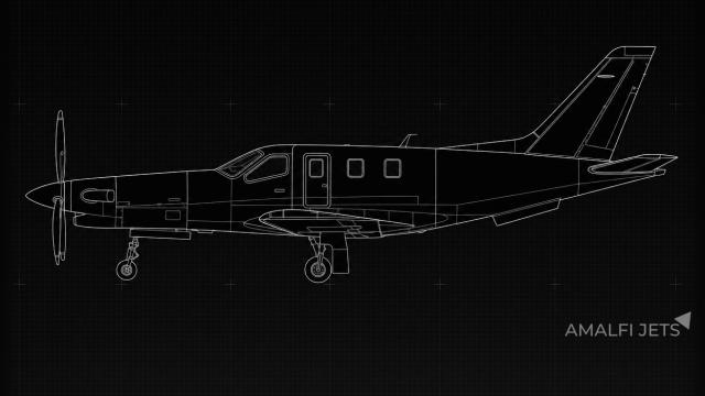 Socata TBM-700B technical schematic
