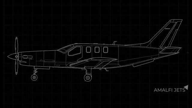Socata TBM-700C1 technical schematic