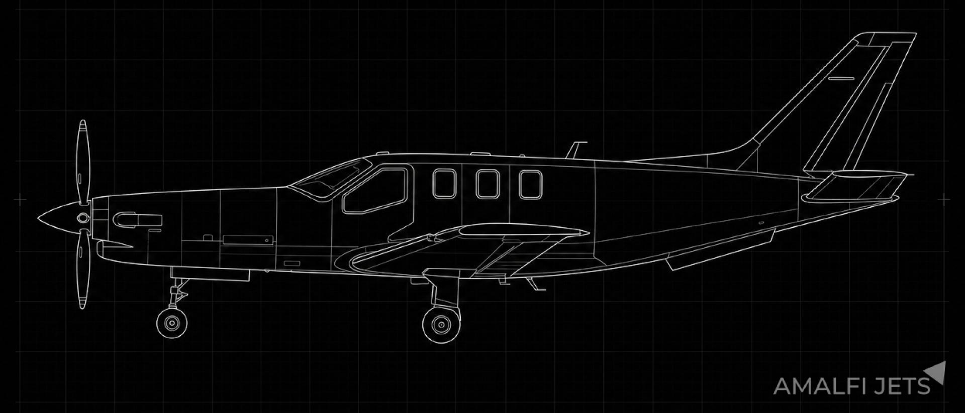 Socata TBM-700C1 technical schematic