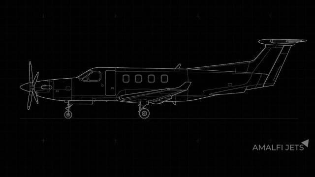 Pilatus PC-12 PRO technical schematic
