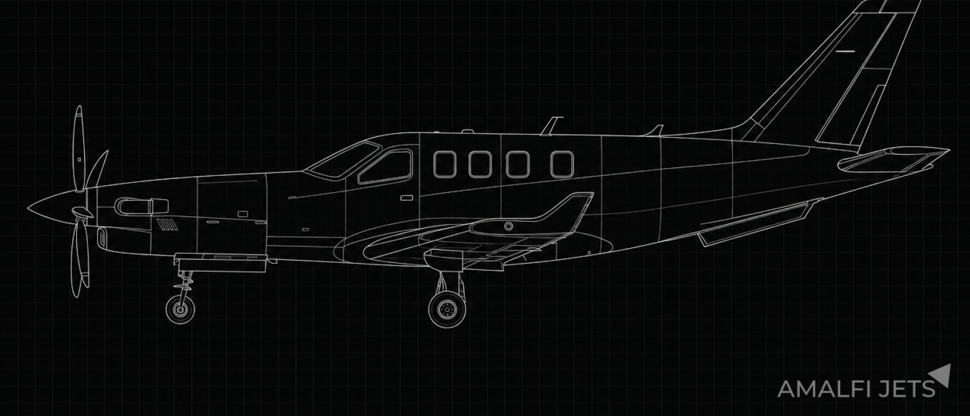 Socata TBM-930 technical schematic