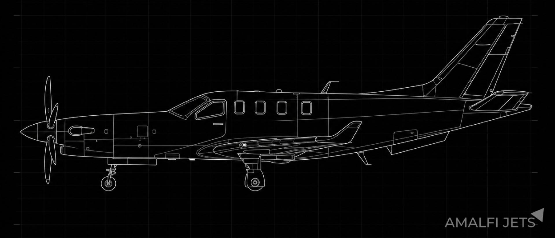 Socata TBM-910 technical schematic