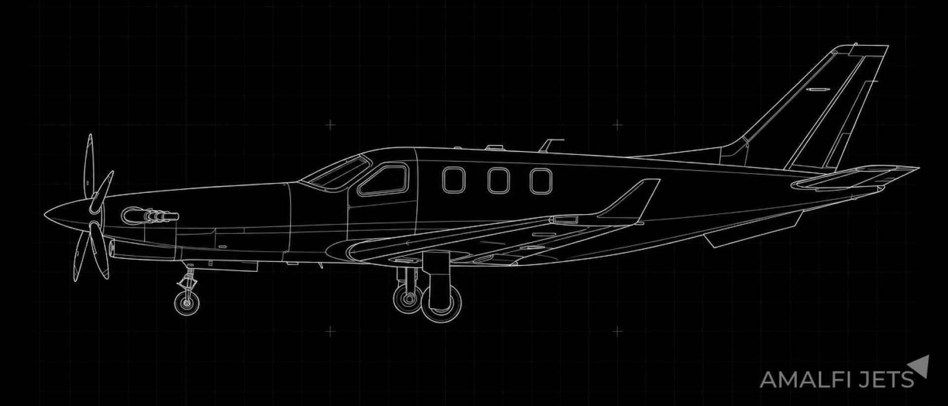 Socata TBM-940 technical schematic