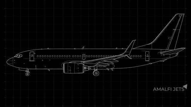 Boeing BBJ technical schematic