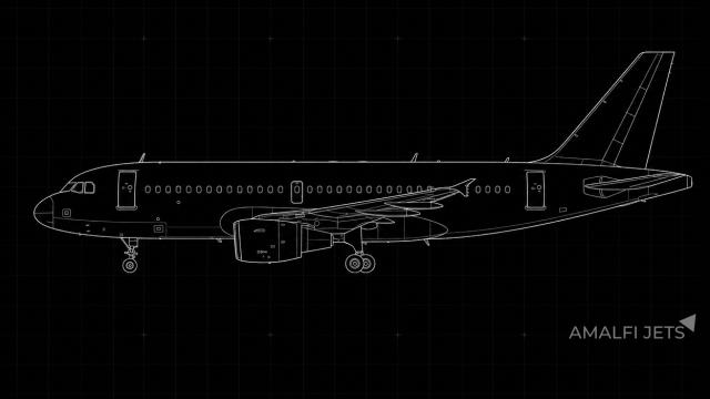 Airbus ACJ319 technical schematic