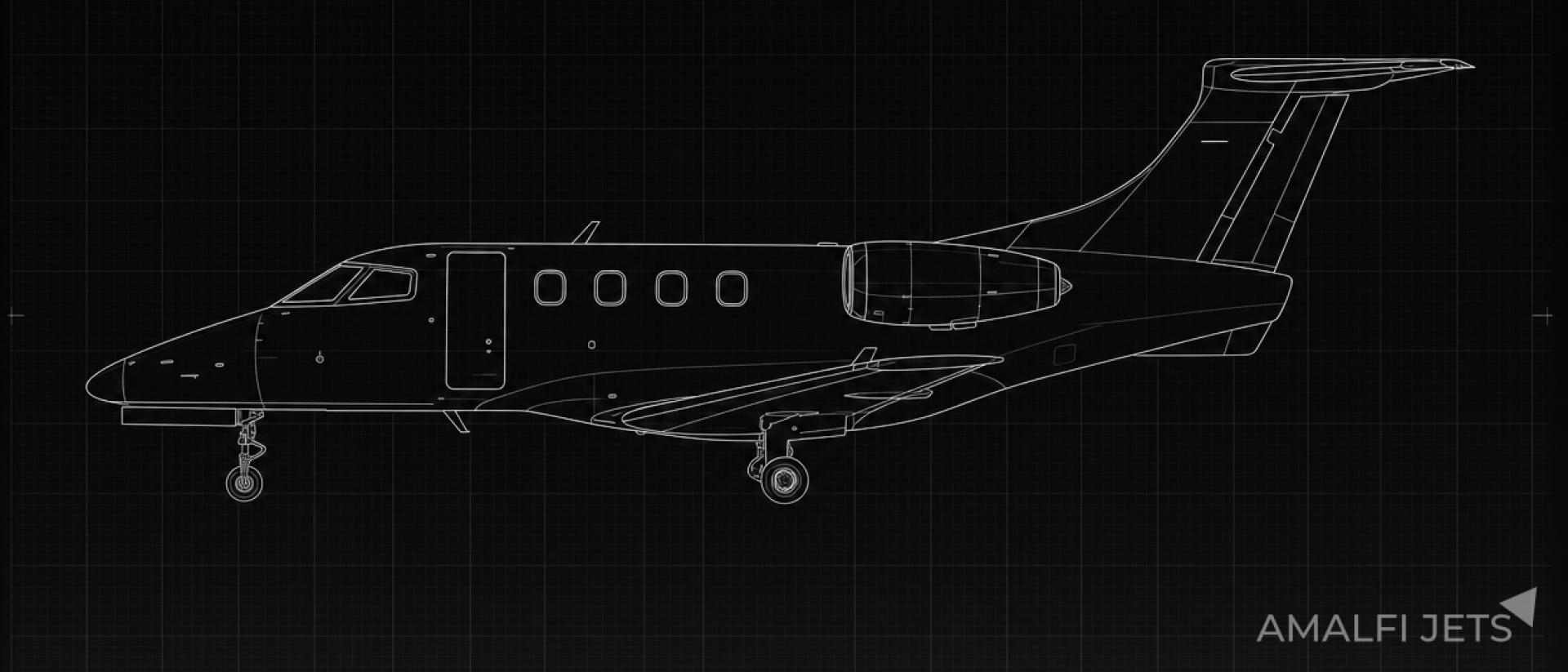 Embraer PHENOM 100EX technical schematic