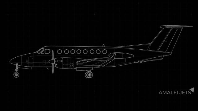 King Air 360ER technical schematic