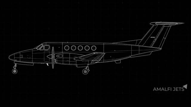 King Air 300LW technical schematic